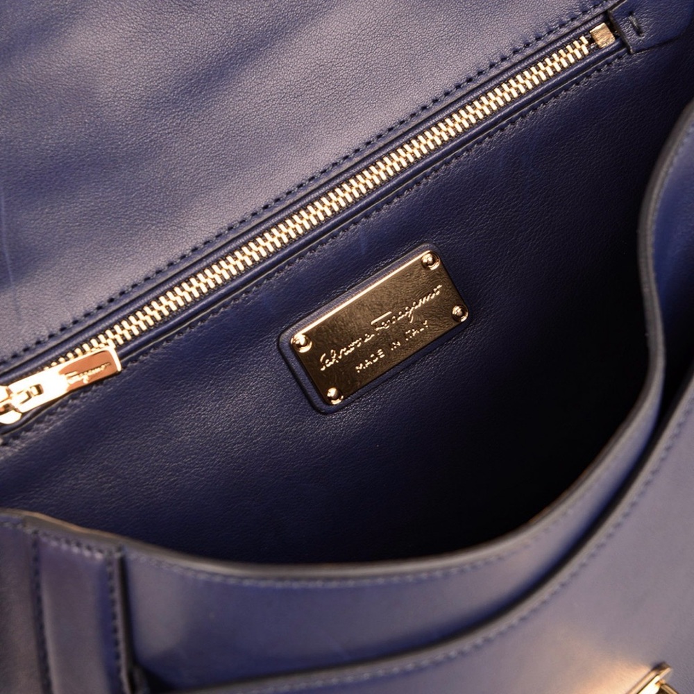 Salvatore Ferragamo Soft Sofia Leather Handbag - Picture 5 of 11